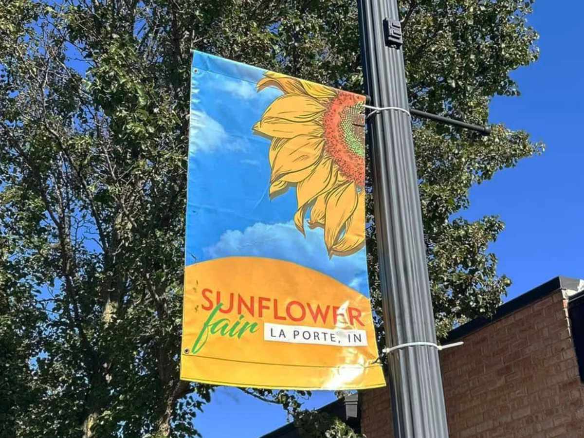 Pole Banner - Sunflower Fair