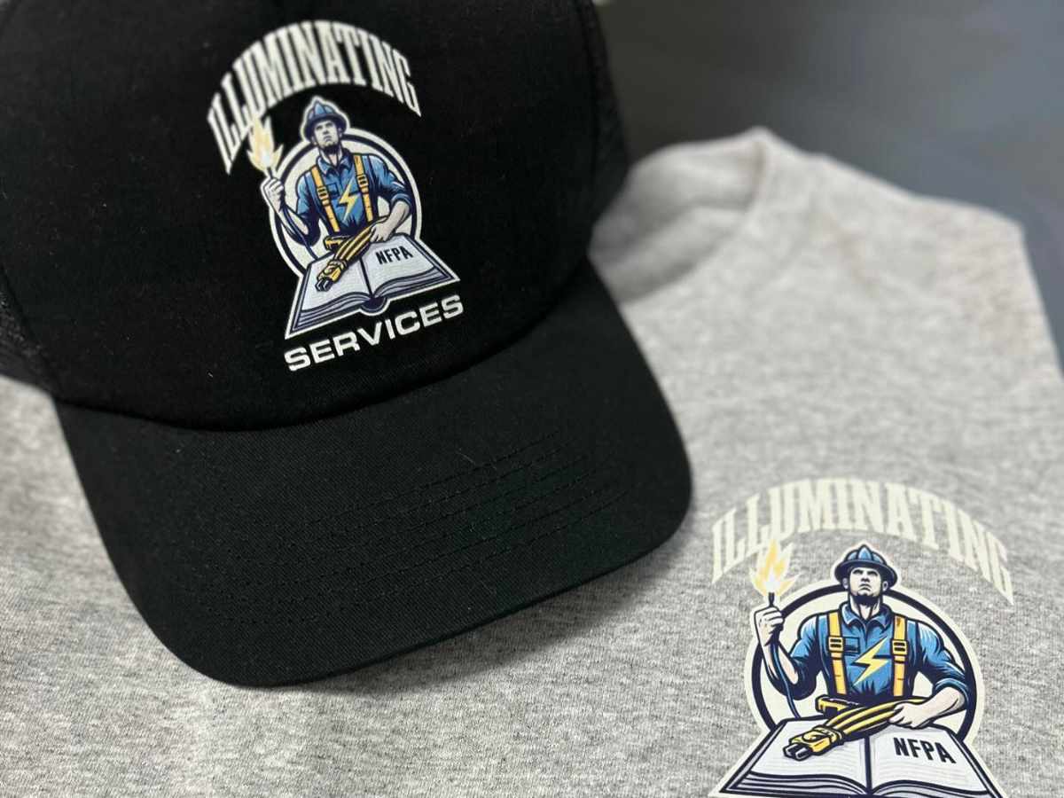 Digital Transfer Cap and Tee - Illuminating Services